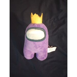 Toikido Among Us 7" Purple With Gold Crown Imposter Plush Series 2 w Tags King